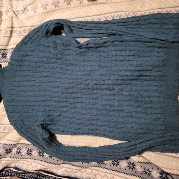 Banana Republic Angora blend turtleneck - soft teal - Picture 3 of 3